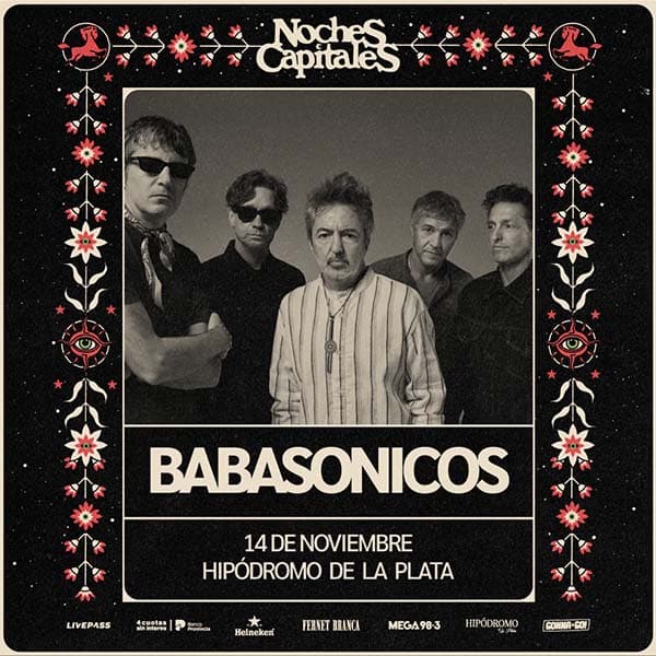 Flyer de Babasónicos