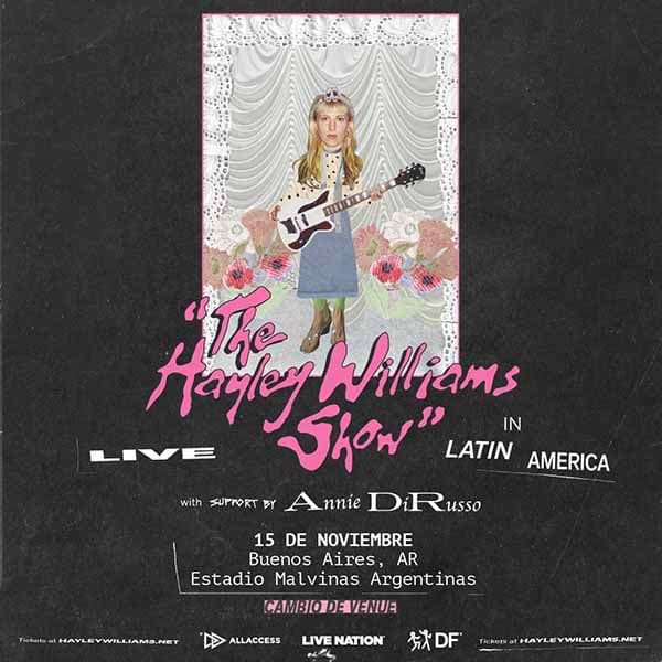 Flyer de Hayley Williams