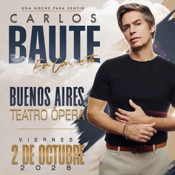Flyer de Carlos Baute