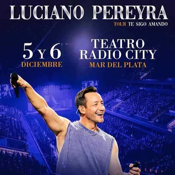 Flyer de Luciano Pereyra