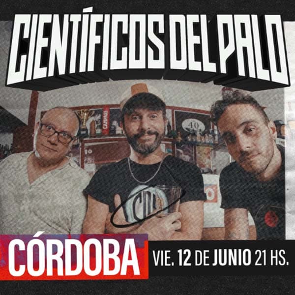 Flyer de Científicos del Palo