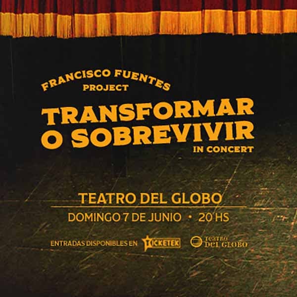 Flyer de Francisco Fuentes