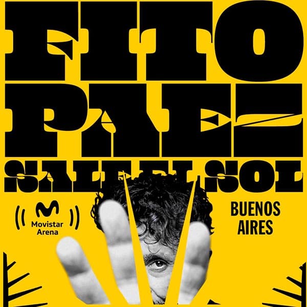 Flyer de Fito Paez