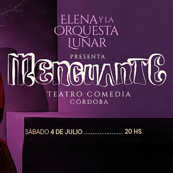Flyer de Elena y la Orquesta Lunar