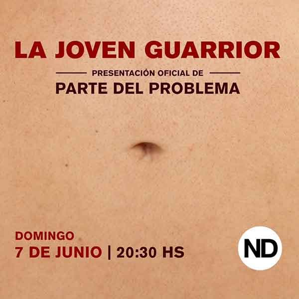 Flyer de La Joven Guarrior