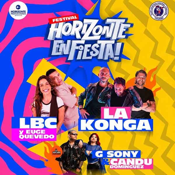 Flyer de Festival Horizonte