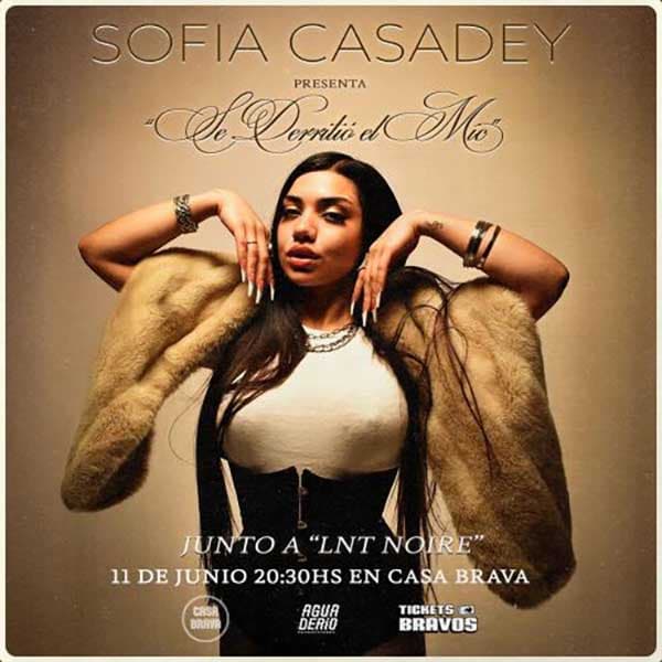 Flyer de Sofía Casadey