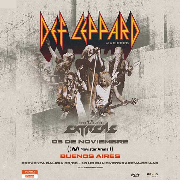 Flyer de Def Leppard
