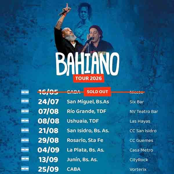 Flyer de Bahiano