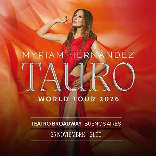 Flyer de Myriam Hernández