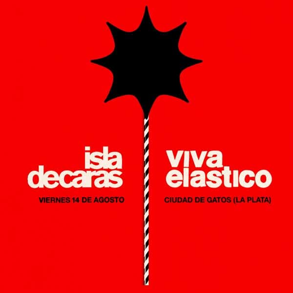 Flyer de Isla de Caras, Viva Elástico