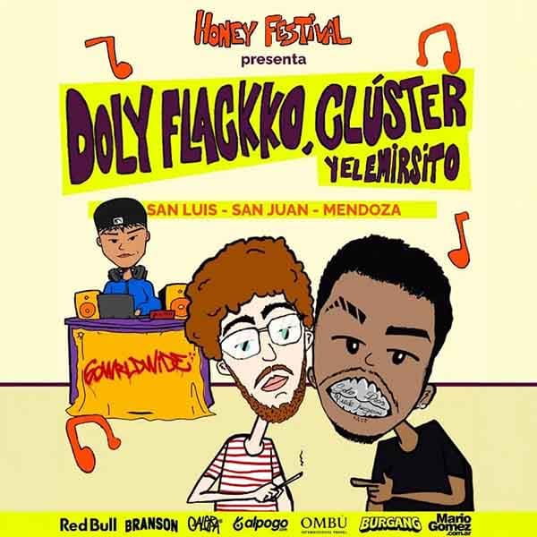 Flyer de Doly Flackko, Clúster, Emirsito
