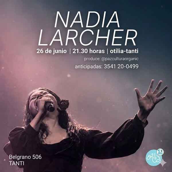 Flyer de Nadia Larcher