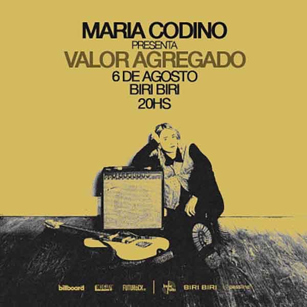 Flyer de Maria Codino