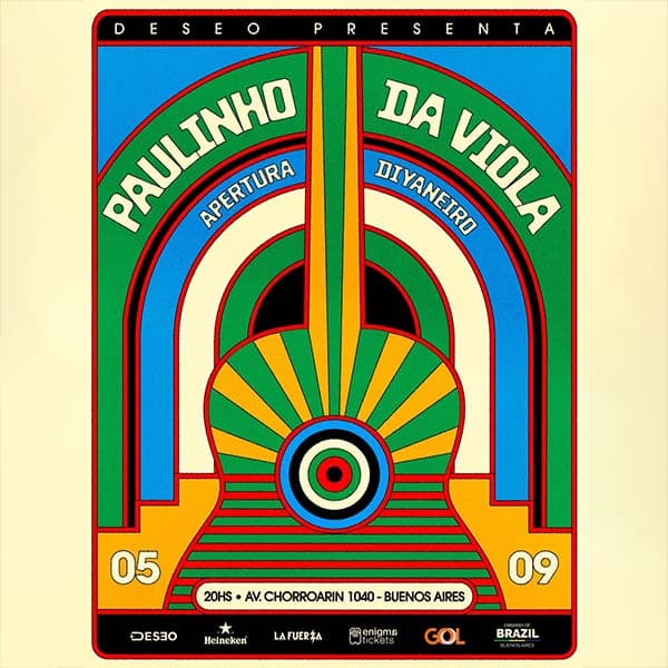 Flyer de Paulinho da Viola