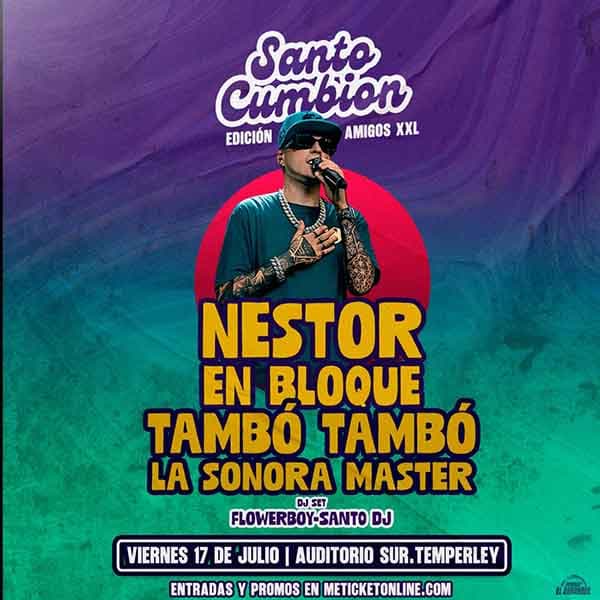 Flyer de Santo Cumbión