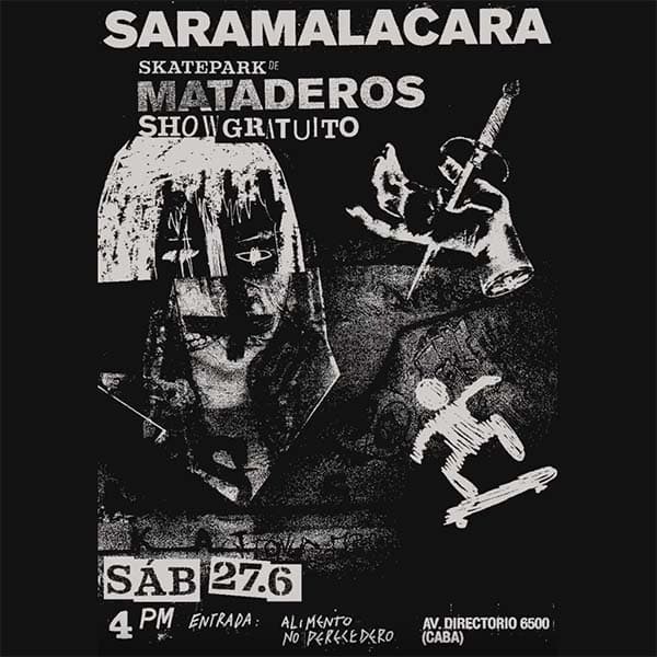 Flyer de Saramalacara