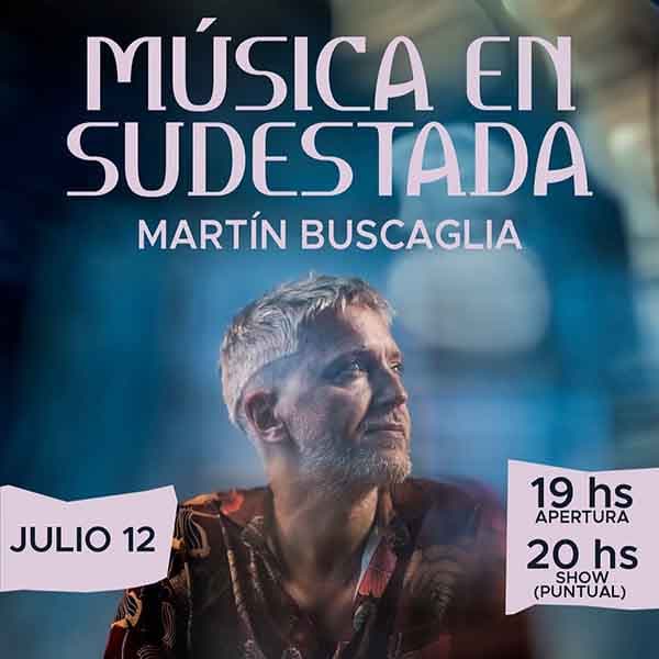 Flyer de Martín Buscaglia