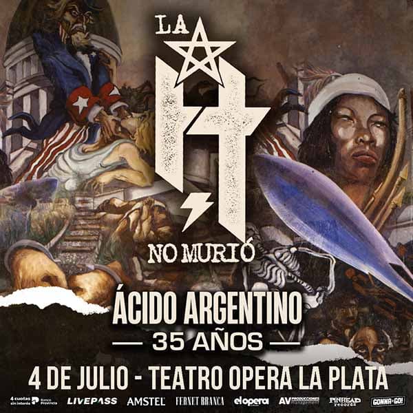 Flyer de La H no murió