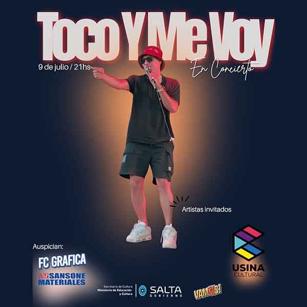Flyer de Toco y Me Voy