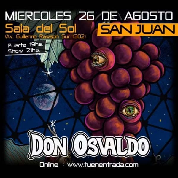 Flyer de Don Osvaldo
