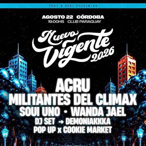 Flyer de Festival Nuevo Vigente