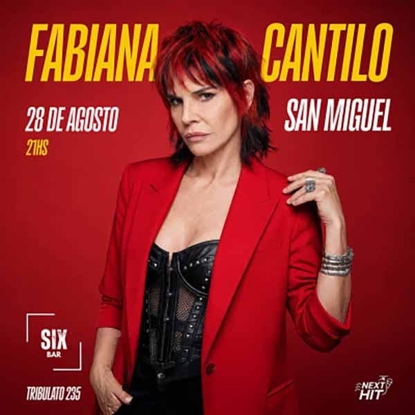 Flyer de Fabiana Cantilo