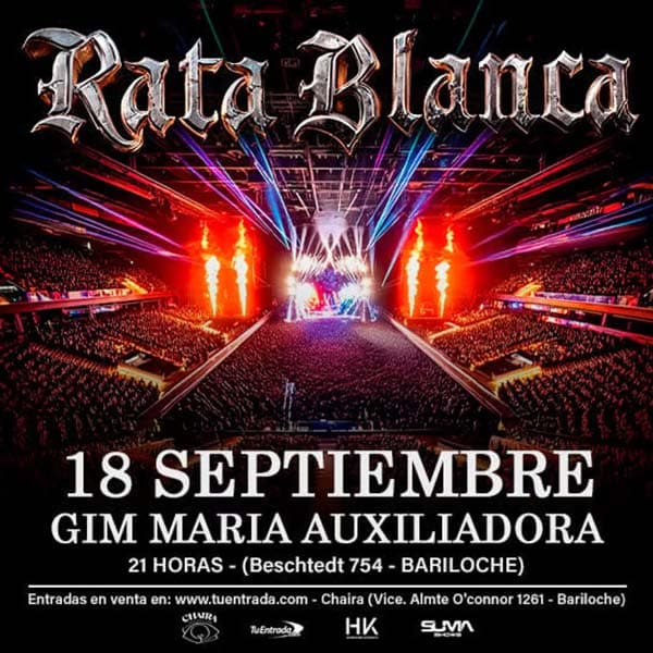 Flyer de Rata Blanca