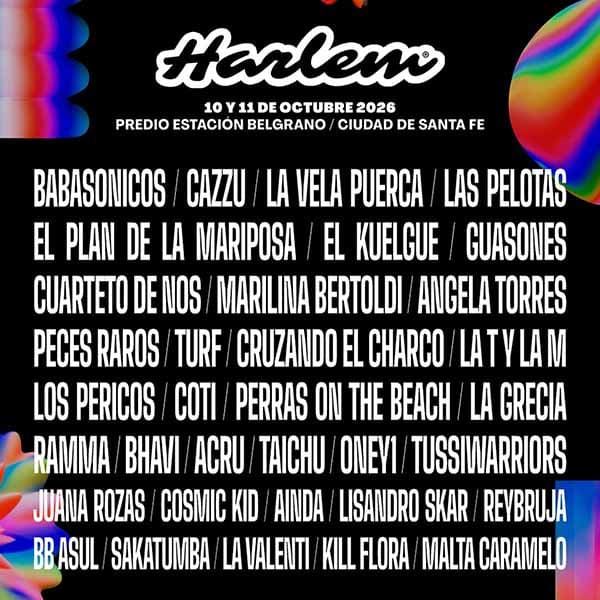 Flyer de Harlem Festival