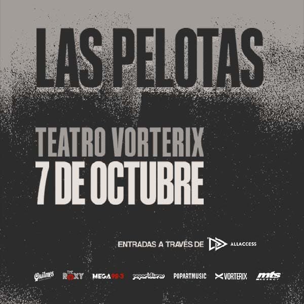 Flyer de Las Pelotas