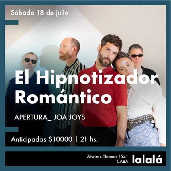 Flyer de El Hipnotizador Romántico