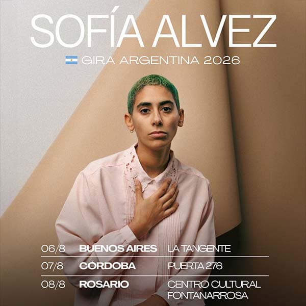 Flyer de Sofía Alvez