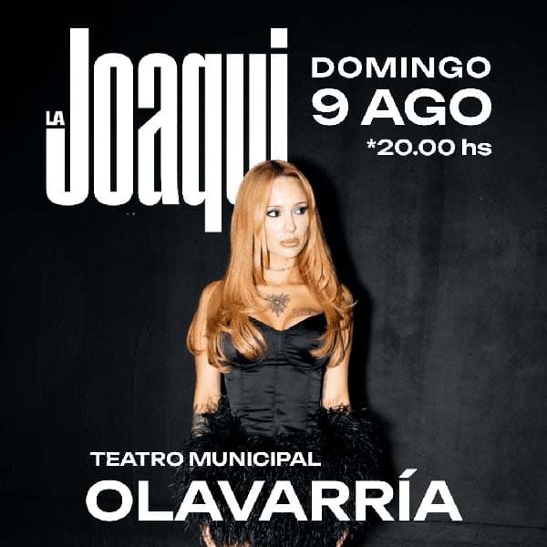Flyer de La Joaqui