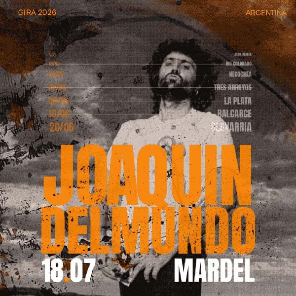 Flyer de Joaquín del Mundo