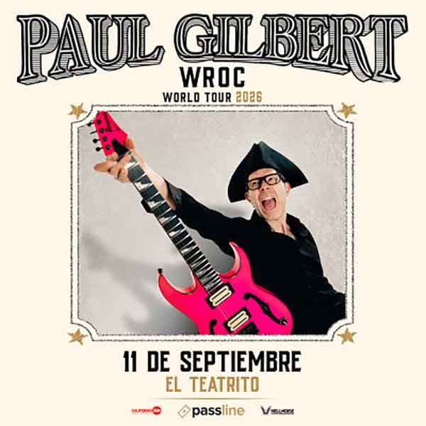 Flyer de Paul Gilbert