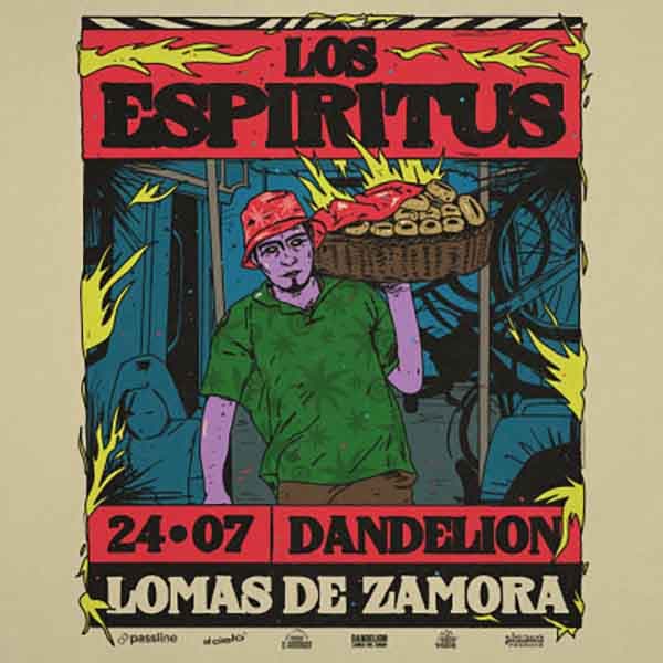 Flyer de Los Espíritus