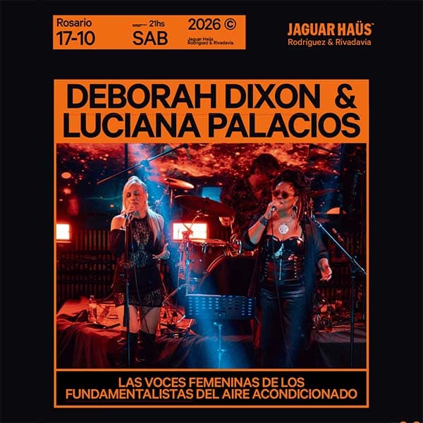 Flyer de Deborah Dixon, Luciana Palacios
