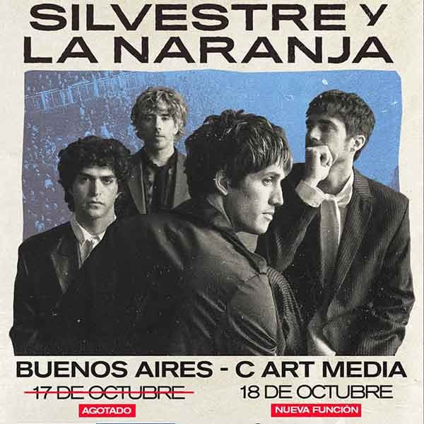 Flyer de Silvestre y La Naranja