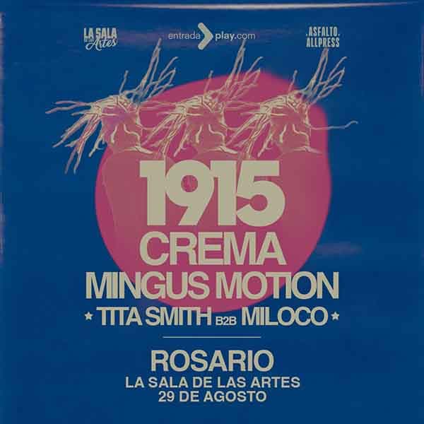 Flyer de 1915, Crema, Mingus Motion