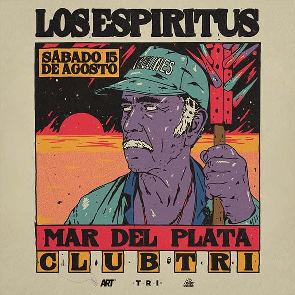 Flyer de Los Espíritus