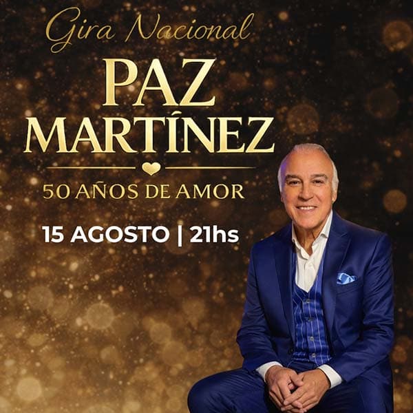 Flyer de Paz Martínez