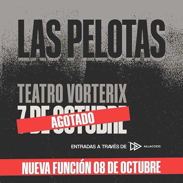 Flyer de Las Pelotas