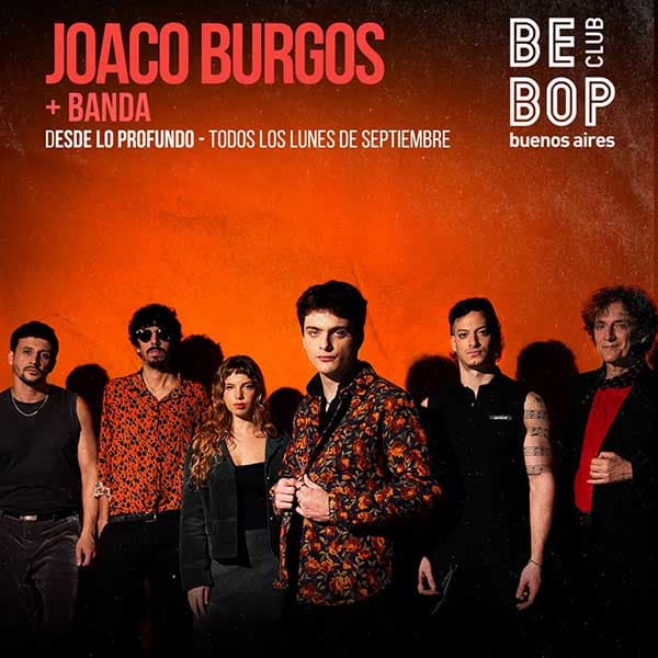 Flyer de Joaco Burgos