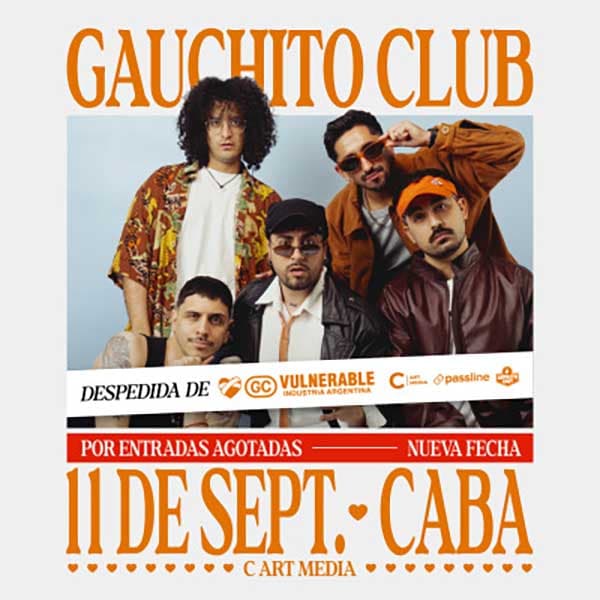 Flyer de Gauchito Club