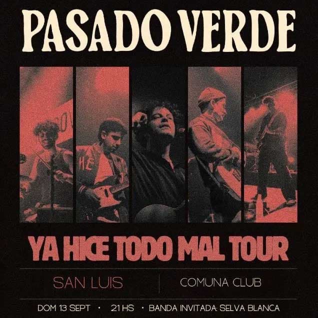 Flyer de Pasado Verde
