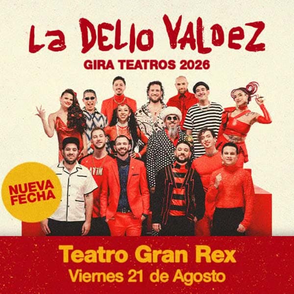 Flyer de La Delio Valdez