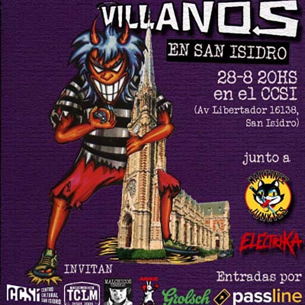 Flyer de Villanos