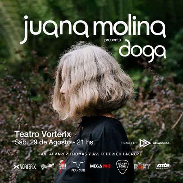 Flyer de Juana Molina