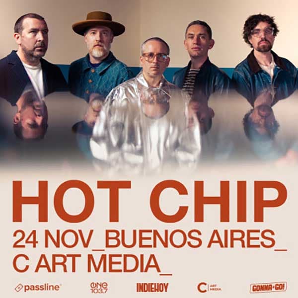 Flyer de Hot Chip