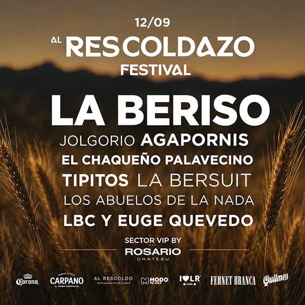 Flyer de Al Rescoldazo Festival